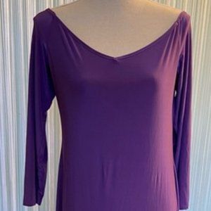 Boohoo Purple Slinky Maxi Dress  Plus Size 16